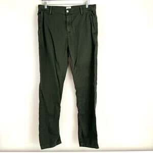 Flint and Tinder Pants Men's 33 x 32 Casual Chino Green Cotton USA Made